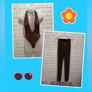FASHION NOVA matching set 2 pieces swimming suit  set /size M